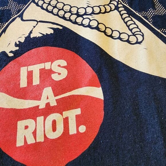 Civilian Limited Edition By Billy Dagerty Its A Riot Navy Blue Tank Top Size 2XL - Picture 2 of 8